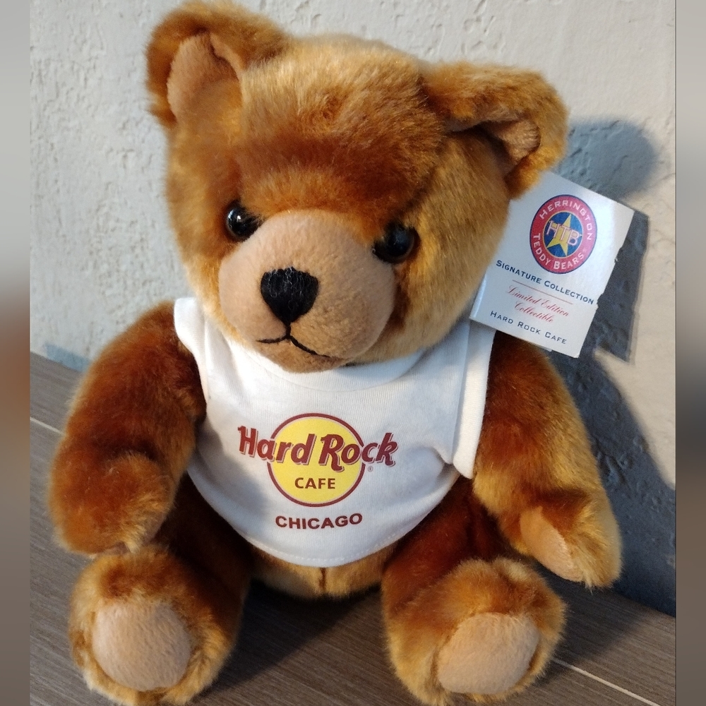 Hard Rock Cafe Collectible Herrington Teddy Bear